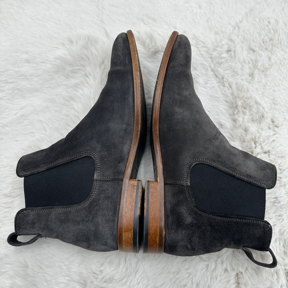 Vince ALDOUS’‎  Graphite Men’s Suede Leather Chelsea Boots size 9 main image 8